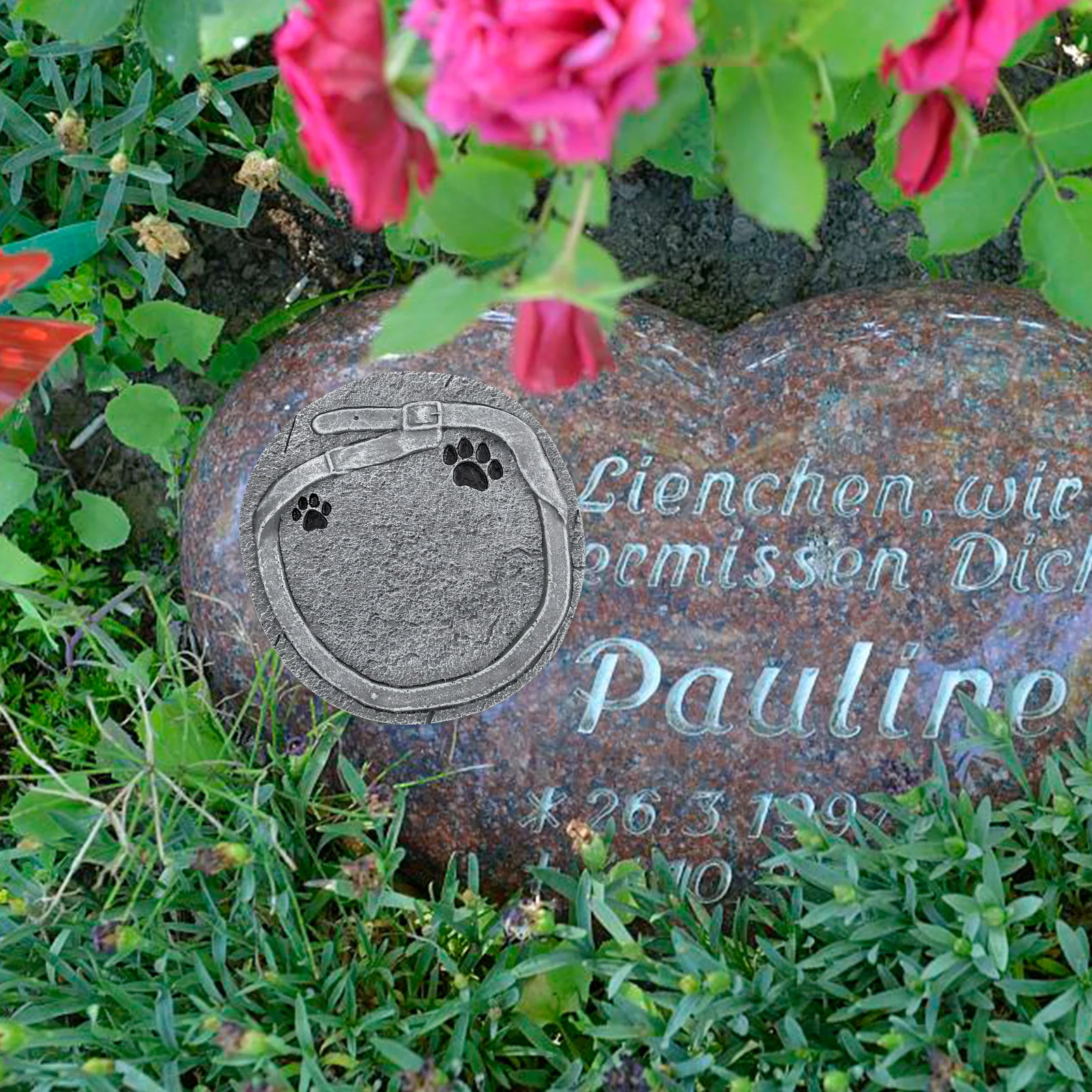 Мемориал щенка могила смола собака надгробие орнамент для домашнего животного