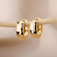 gold color small hoop earrings for women stainless steel silver color earrings 2022 trend piercing jewelry gift pendientes mujer