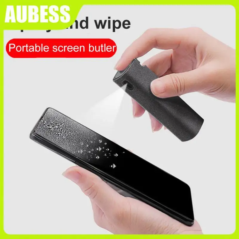 

Mini Phone Clean Screens Spray Computer Screen Cleaner Spray Dust Removal Microfiber Cloth Cleaning Artifact Computer Cleaners