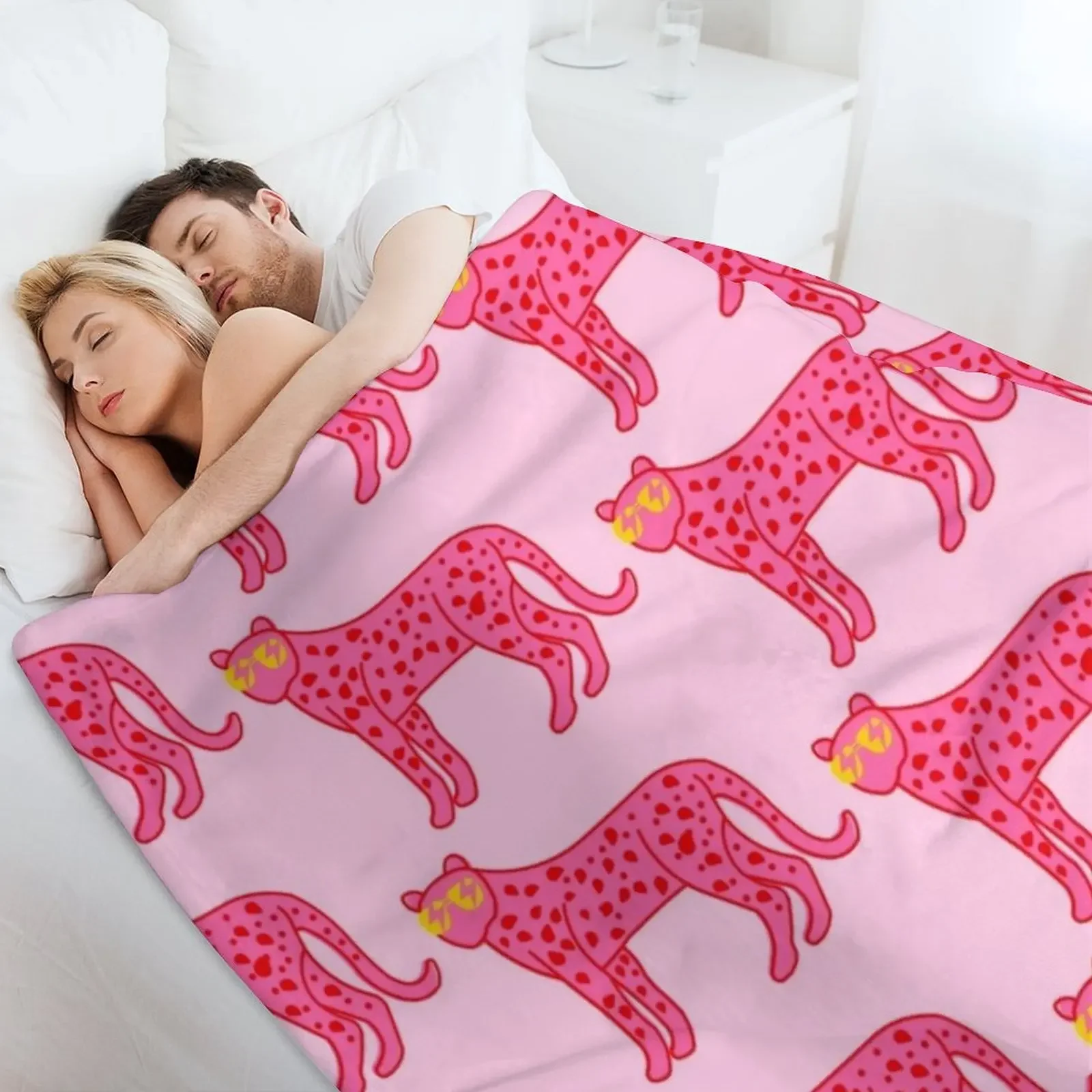 Одеяло Cheetah Xoxo мягкие кровати милые клетчатые диванные одеяла из фланелевой