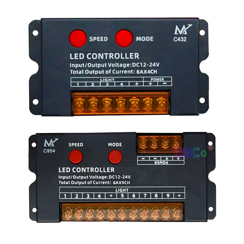 12 В 24 постоянного тока 4 канала 9 каналов отдельная светодиодная лента контроллер