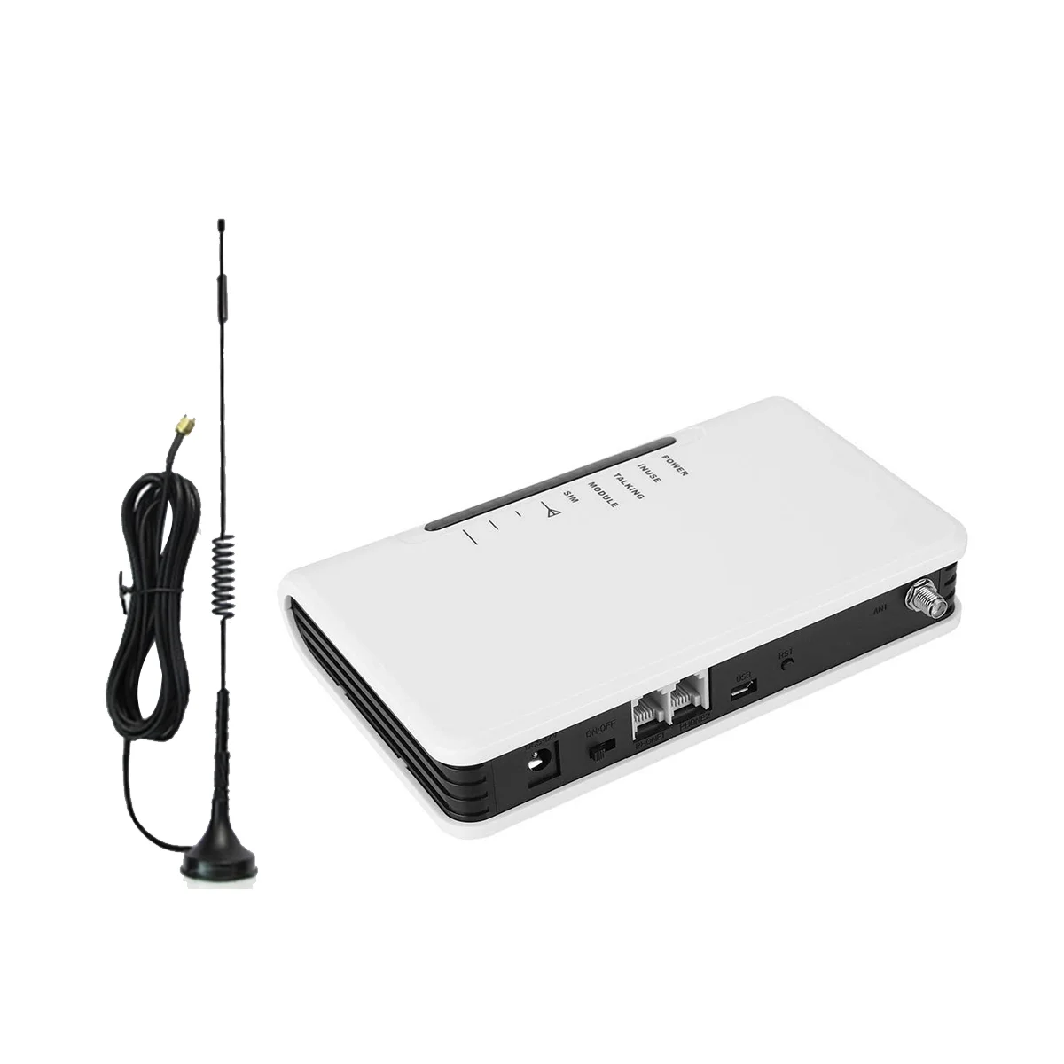 

4G Wireless Terminal DTMF for Desktop Landline Phone Audio Cassette Cellular Card Fixed Phone (US Plug)