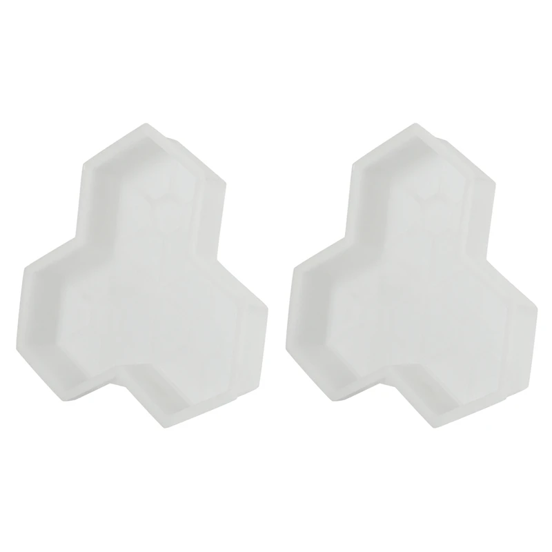 

2Pcs Path Mold Maple Leaf Concrete Manually Plastic Stepping Stone Paving Molds For Pavement Courtyards Square