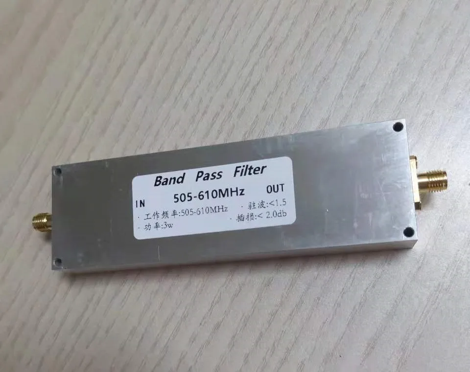 

1 шт., 505-610 МГц, фильтр частот диапазона BPF, приемник, защита от помех