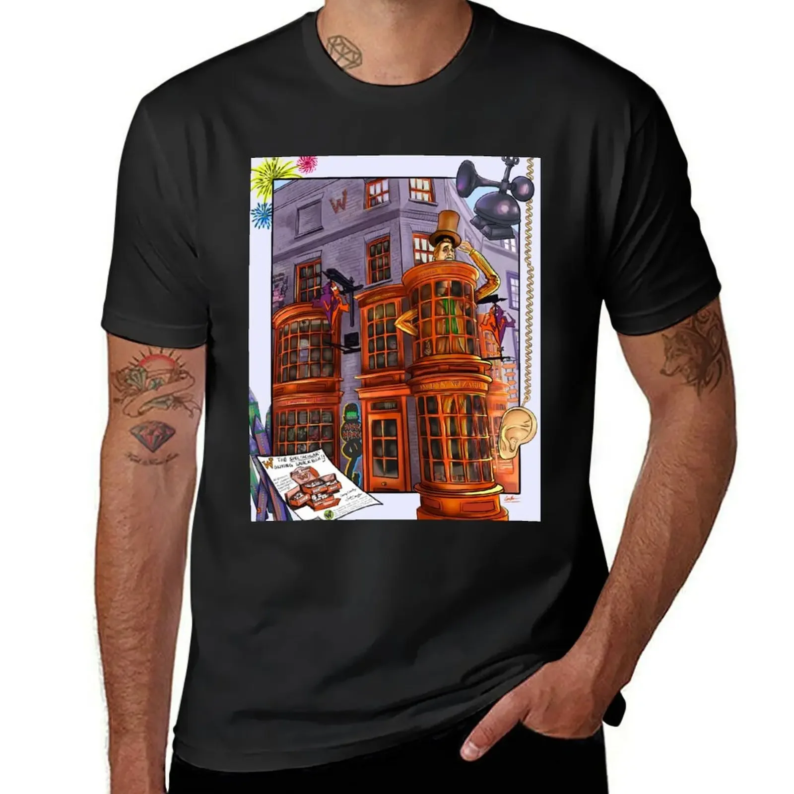 Футболка Weasleys Wizard Wheezes корейские модные футболки для спортивных болельщиков