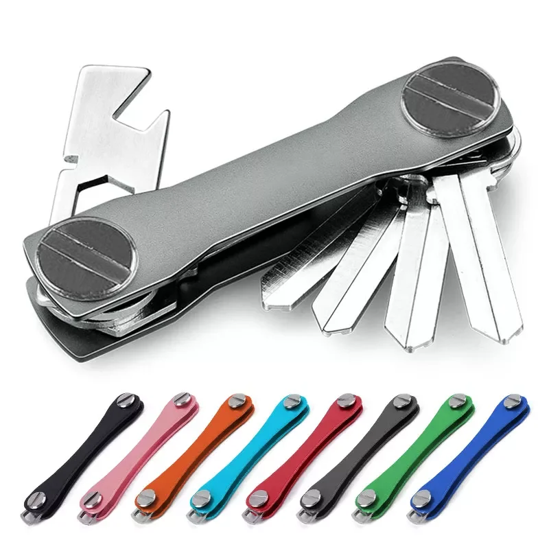 

Smart Sleutelhanger Mini Sleutelhanger Compact Key Decoratieve Houder Clip MetalenClip Aluminium Organizer Sleutelhanger Outdoor