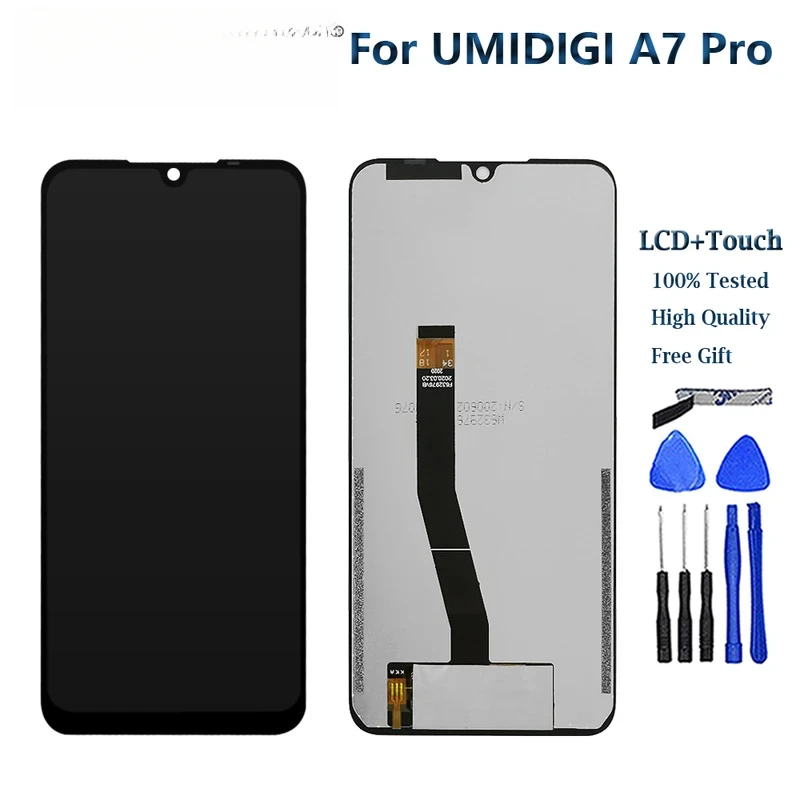 Фото Дисплей и сенсорный экран для UMI Umidigi A7 Pro, 6.3 дюйма, сенсорный модуль для телефона. №2