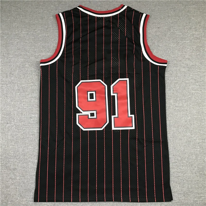 

Custom Basketball Jerseys 91 33 23 Pippen Rodman TShirts Have Your Favorite Name Pattern Mesh Embroidery Sports Product Video 2