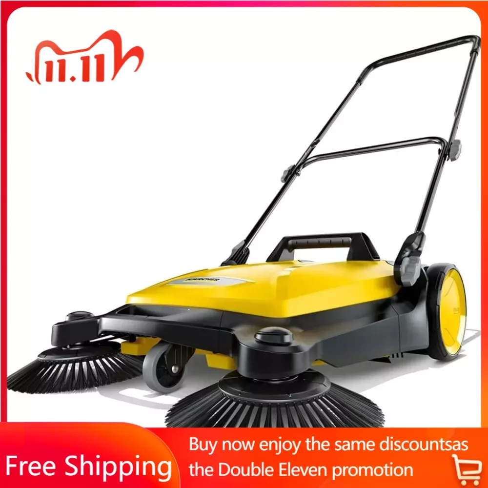 

Уличный ручной очиститель-емкость 5,25 галлонов-ширина подметания 26,8 дюйма-скорость подметания до 26000 квадратных футов в час