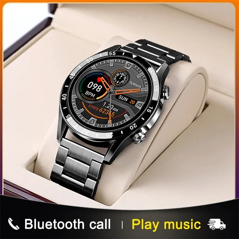 

Новинка 2022, мужские Смарт-часы с сенсорным экраном, спортивные фитнес-часы IP67, водонепроницаемые умные часы с Bluetooth для Android и Ios, Мужская коро...