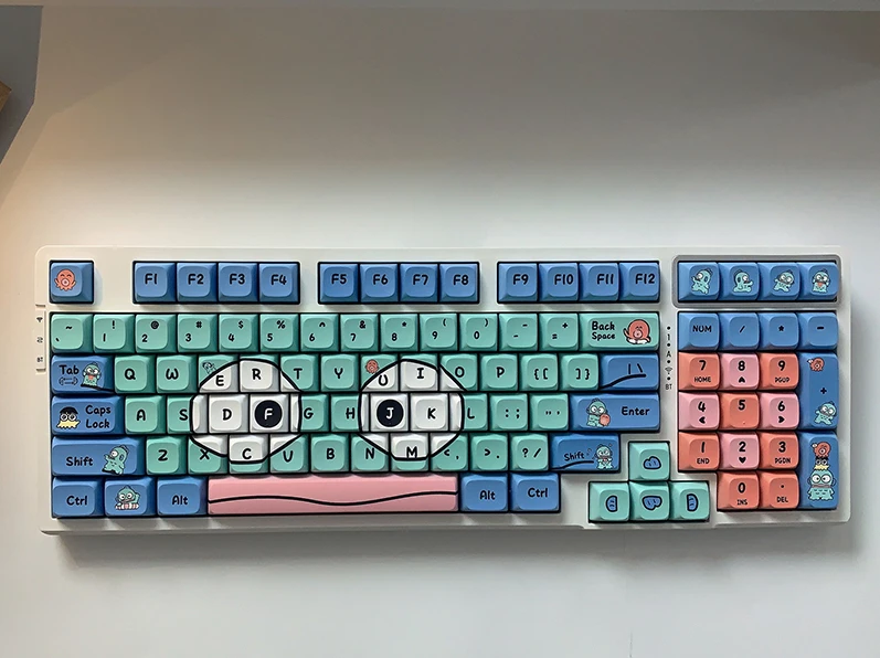 Колпачки для ключей с уродливой рыбой пятисторонняя термосублимация колпачки Pbt