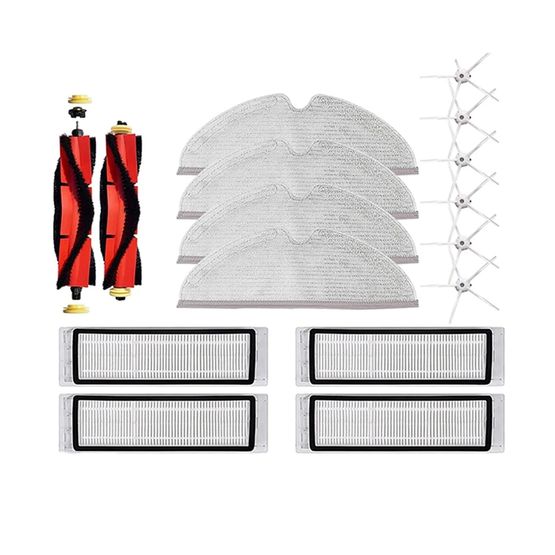 

Комплект запчастей для робота-пылесоса Xiaomi Roborock S50 S55, насадки для швабры, фильтр для влажной уборки, боковая щетка, рулон 2023