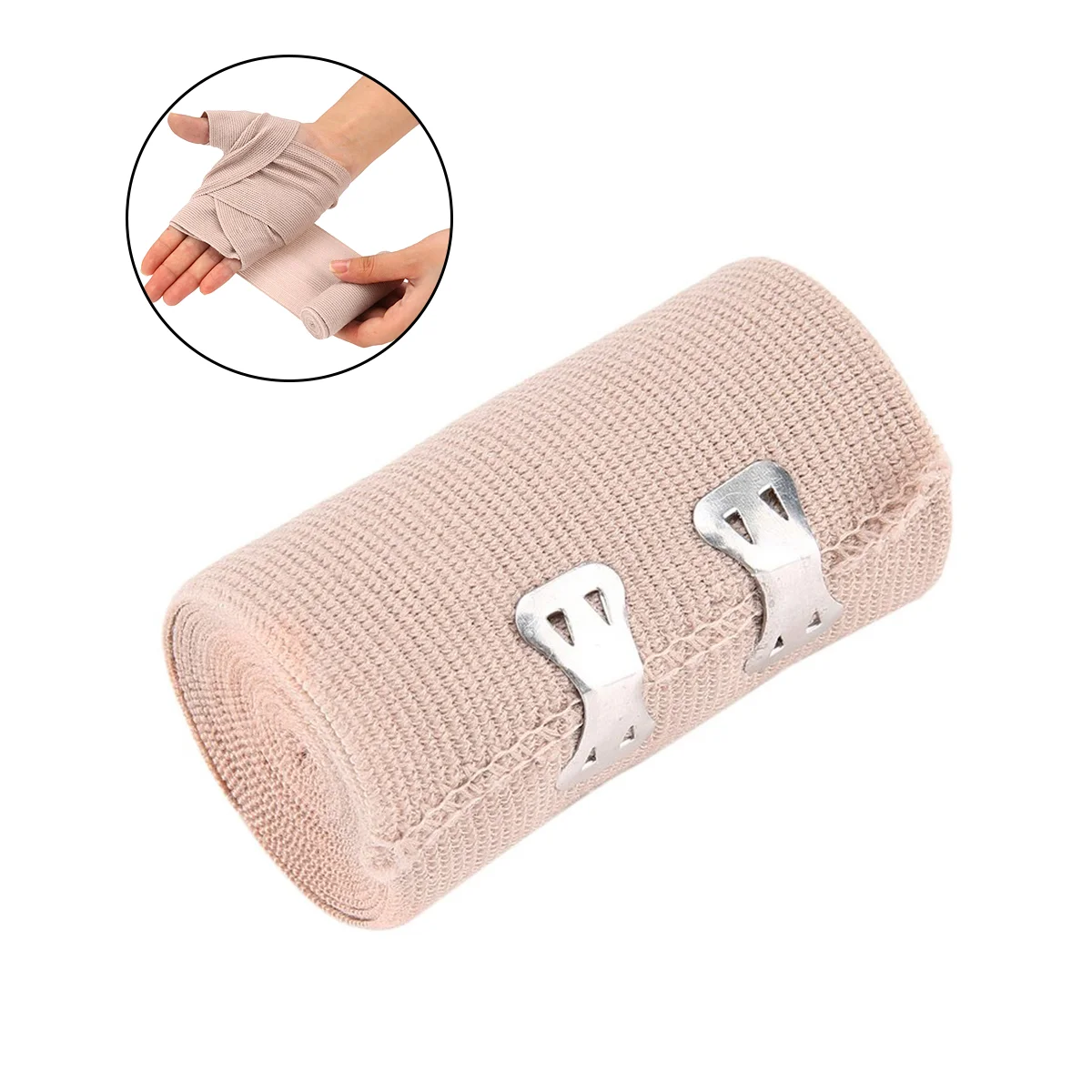 

Bandage Elastic Wrap Bandagesself Adhesive Cohesive First Bondage Ankle Clips Tape Adhensivereusable Sticking Aid Foot Stretchy