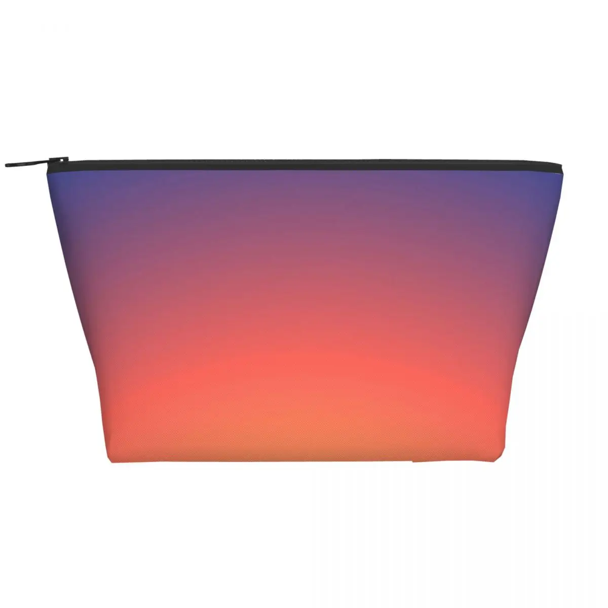 

Colorful Sunset Zip Storage Organizers Ombre Print Large Capacity For Necessaries Makeup Bag Women's Cosmetic Bags