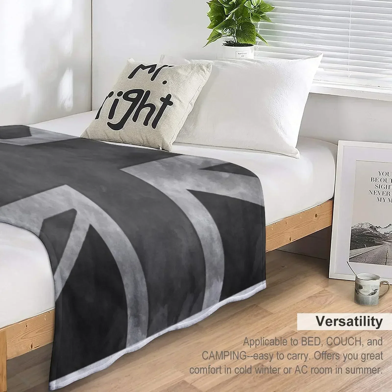 Грейсмасштабное потертое одеяло Юнион Джек для дивана роскошные дизайнерские