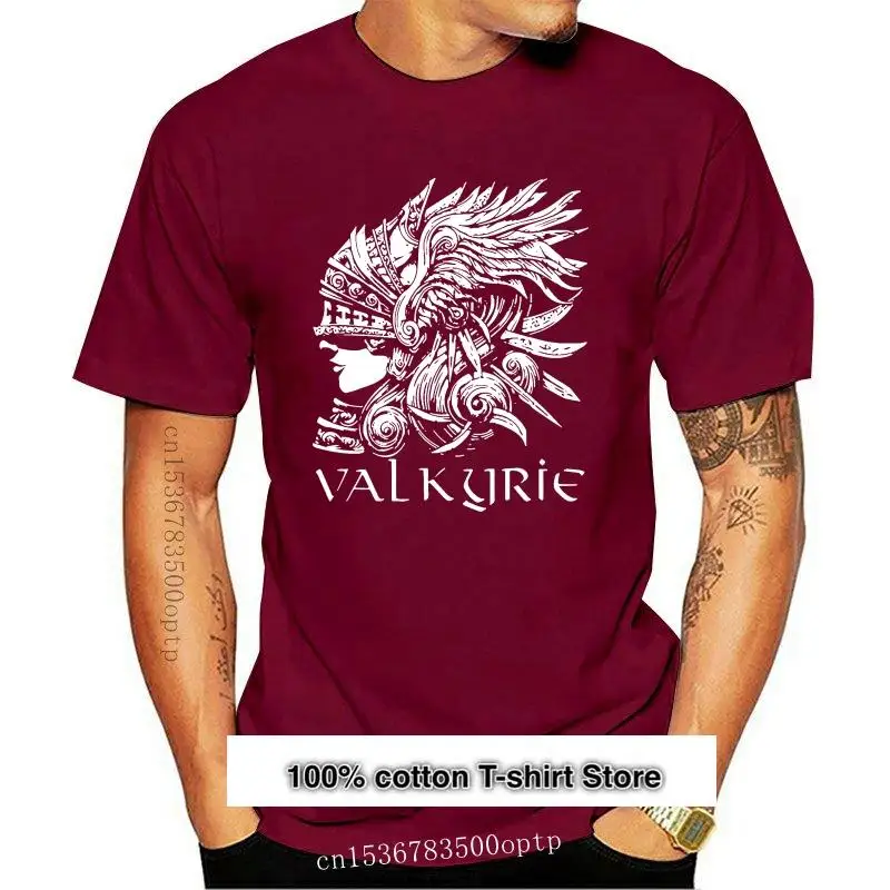 

Camiseta vikingo Valkyrie Di Valhalla Odin Ragnar Popolo, camiseta sin etiqueta, moda 2021