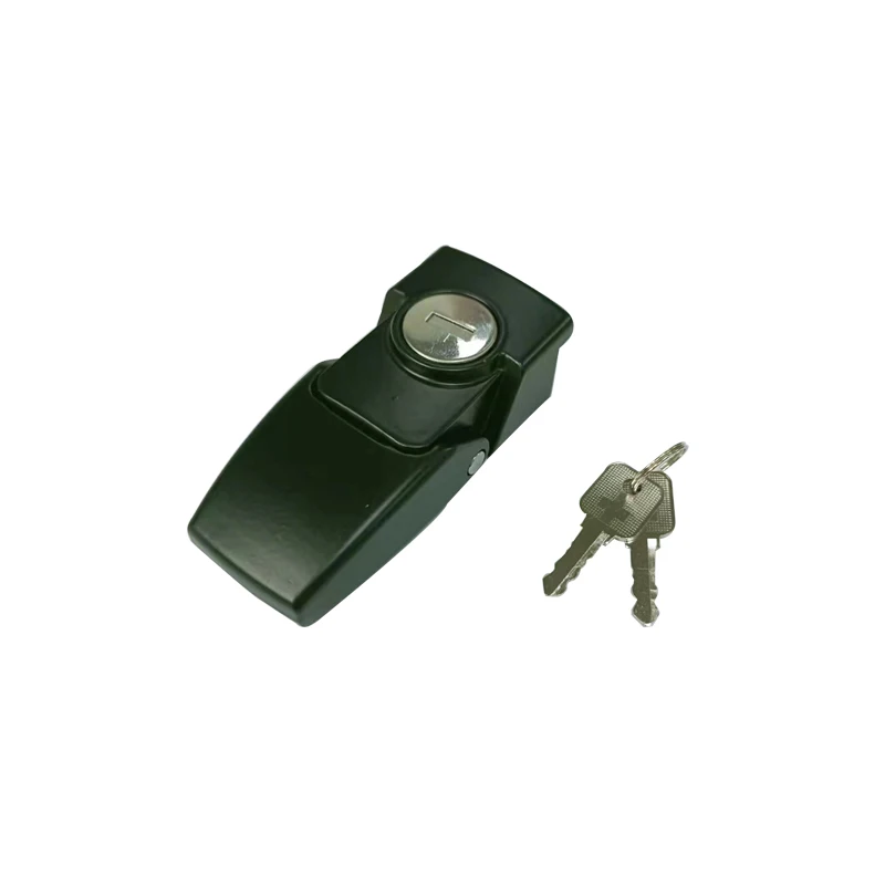 

1PC Electric Cabinet Hasp Lock 6 Zinc Alloy with Keys Black/Sliver DKS604 Matt Black/Chrome Finish