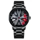 Fashion Luxury Sports 3D Car Steering Wheel Watch for Men Racing Sports Watches Men's Quartz Watch for Car Rim Reloj Other Image