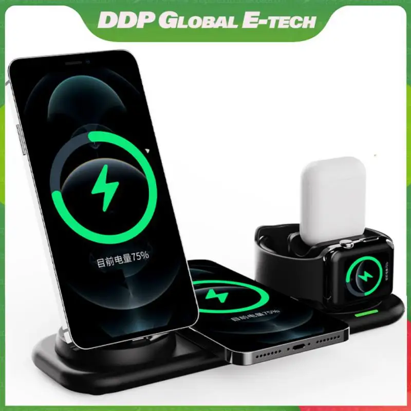 

All-in-one Wireless Charger For Apple Iphone Wireless Charger 9 In 1 Wireless Charger For Smart Phone Wireless Charging Stand