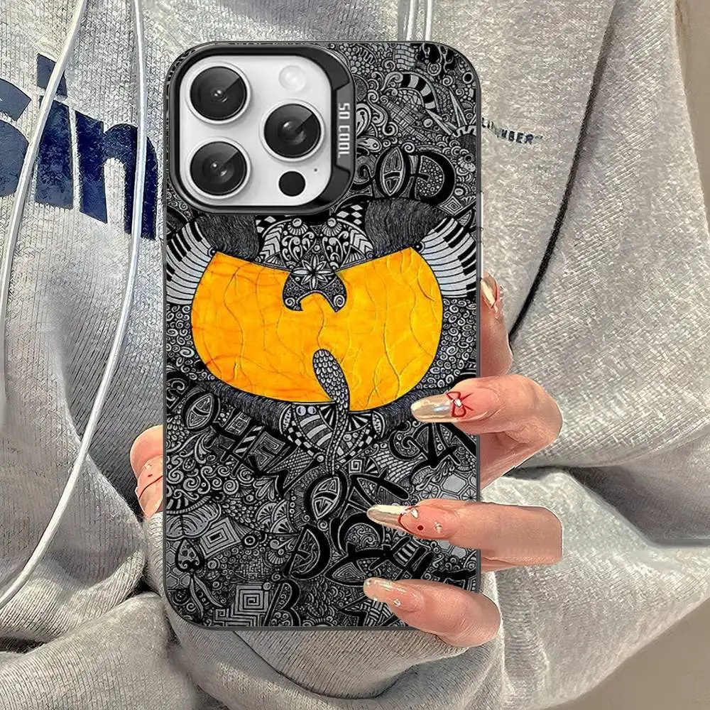 Чехол для телефона WU-T-TANG CLAN для iPhone 16 15 14 13 12 11 17 Pro Max Plus, цвет серебристый (art.: 3920da950eff9) - 3920da950eff9