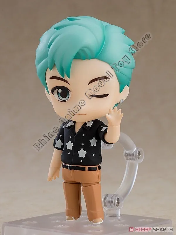 Фото В наличии Оригинальный GSC Nendoroib # 1801 TinyTAN RM Фигурка, 10 см Аниме Коллекционная игрушечная статуя из Японии, подарок и украшение №4