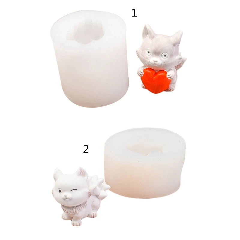 

Fox Animal Resin Mold Mini Cute Silicone Molds Epoxy Resin Casting DIY Dessert -40°~230° Celsius Withstand Temperature