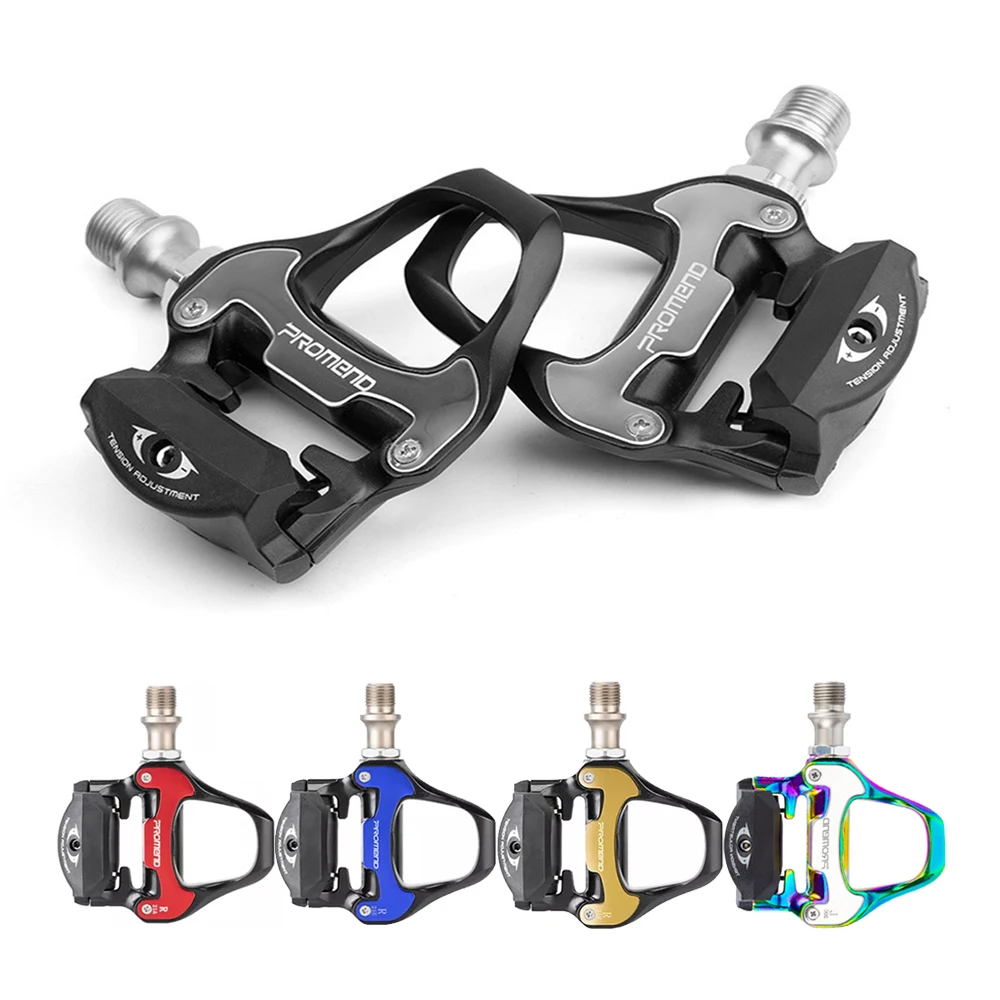 

PROMEND Bicycle Self-Locking Pedals Road Bike SPD-SL Clipless Pedals Colorful Road Bike Pedals professional bike racing
