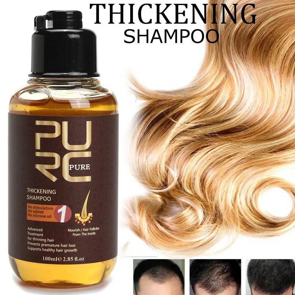 

1PCS PURC Professional Thickening Shampoo Advanced Treatment for hair growth Essence Liquid Anti Hair Loss Products