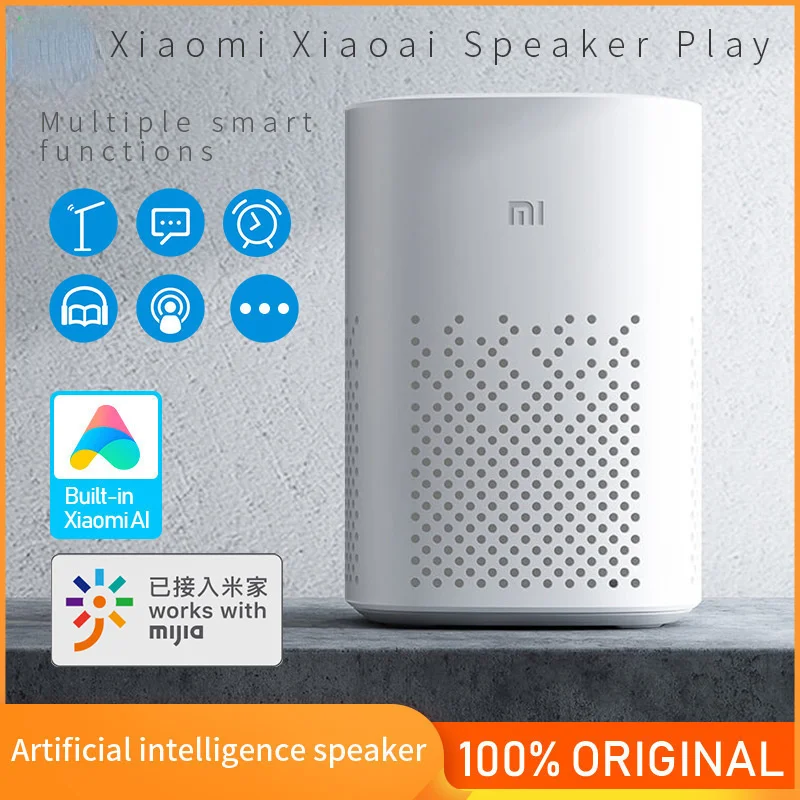 

Xiaomi Xiaoai – Play Speakers, WiFi, Bluetooth, 4.2, Stereo Music Player, Voice Remote Control For Smart Phones Free Shipping