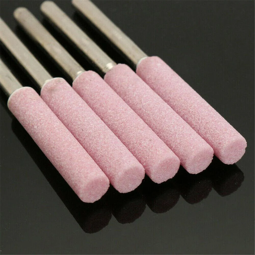 

5PCS 4/4.8/5.5mm Chainsaw Sharpener Cylindrical Burr Grinding Stone File Chainsaw Sharpening Tool Abrasive Grinding Tools