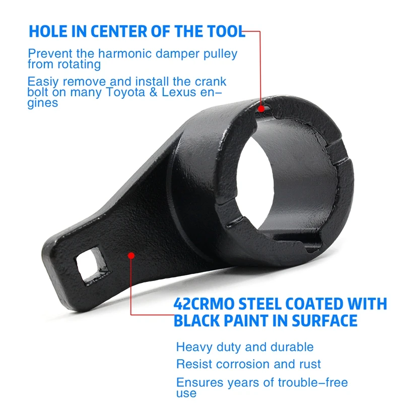 Новинка для Toyota Lexus держатель шкива демпфера коленчатого вала гармоникный