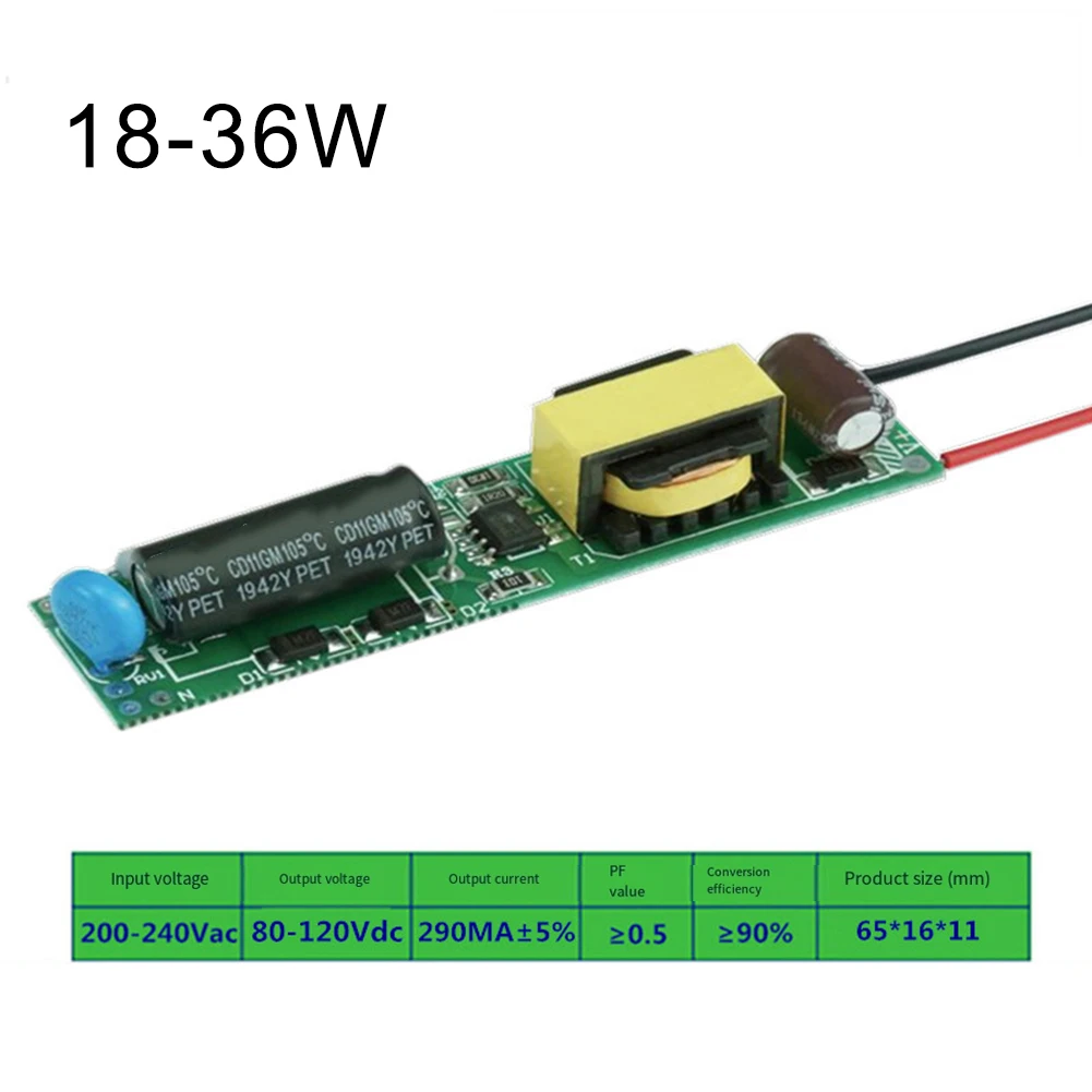 

Трансформатор светодиодного драйвера, совместимый с несколькими светильниками. Встроенная микросхема обеспечивает защиту от короткого замыкания и открытого цепа.