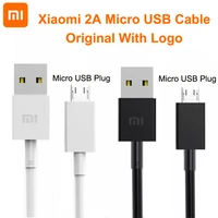 xiaomi 2a micro usb sync data mi logo cable fast charging for xiaomi mi 3 4 max redmi 4x 4a 5a 5 plus note 4 4x 4a 5 5a 3 3x 2a