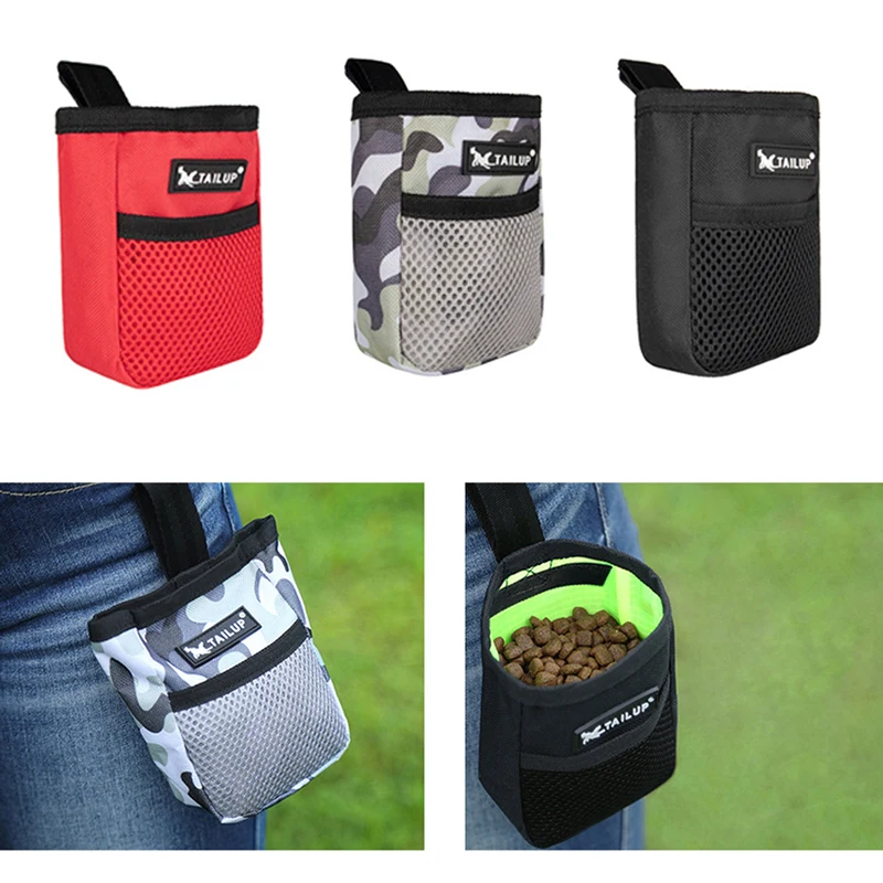 

Pet Dog Puppy Training Treat Snack Bait Pet Feed Pocket Pouch Obedience Agility Pouch Food Bag Pocket Snack Reward Waist Bag