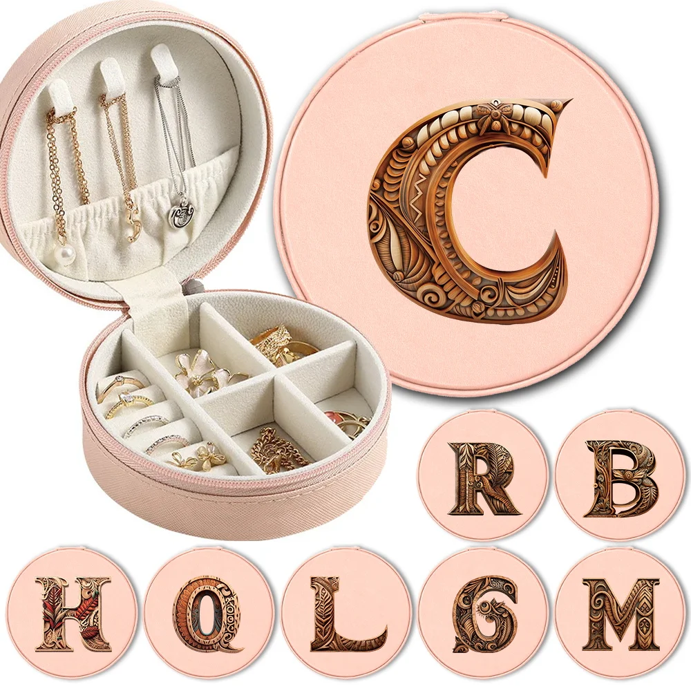 Шкатулка для хранения ювелирных изделий женщин дорожный Органайзер из