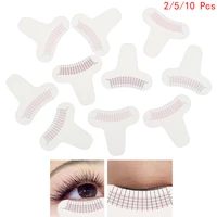2510 pcs eyebrow stencils ruler for measure eyelashes length and curling degree ruler portable and easy use eye lash tools