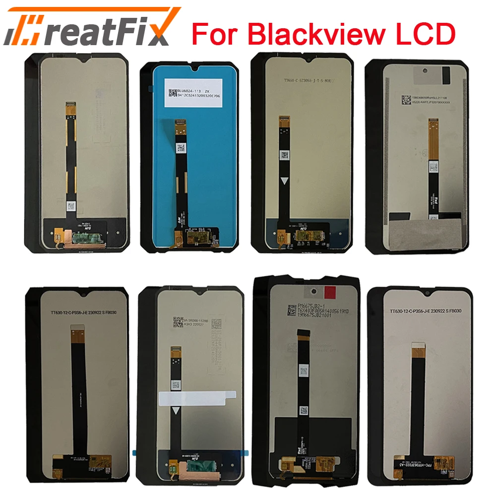 For Blackview BV7100 BV7200 BV8800 BV8900 Pro LCD Display BLACKVIEW BV9100 BV9200 BV9300 BV9500 BV9800Pro Screen Assembly