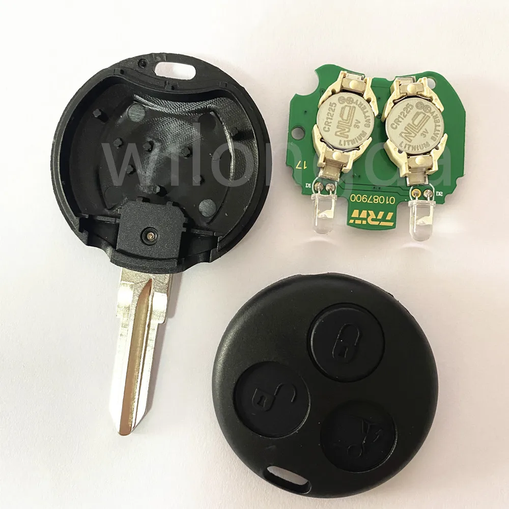 С 2 инфракрасными лампами 3-кнопочный дистанционный ключ чип AEC 433 МГц для Mercedes Benz