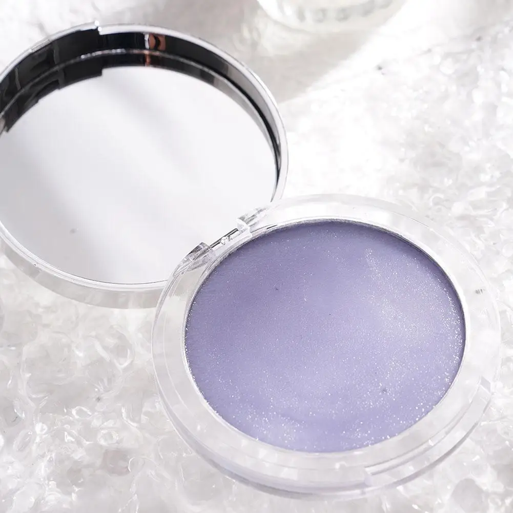 Лавандовая матовая пудра для жирной кожи лица 10 г стойкая Косметика с мини
