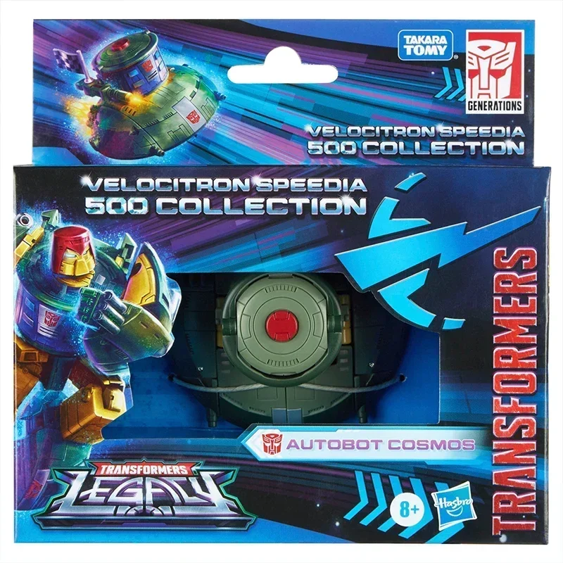 В наличии Hasbro Transformers Legacy велоцитрон Speedia 500 Deluxe Autobot Cosmos 14 см Фигурки робота