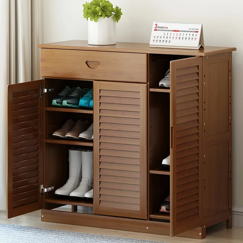 

Entrance Hall Organizer Cabinets Multifunction Multilayer Simple Modern Shoe Rack Assembly Retractable Zapateros Household Items