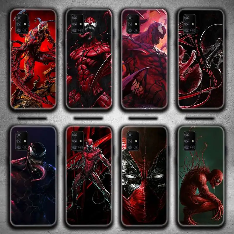 

Marvel Red Venom 2 Phone Case For Samsung Galaxy A52 A21S A02S A12 A31 A81 A10 A30 A32 A50 A80 A71 A51 5G