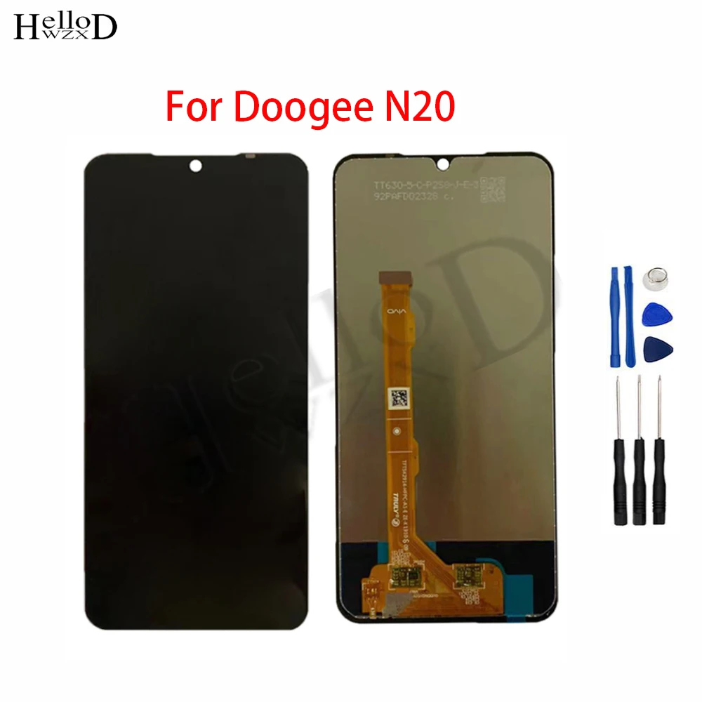

100% Tested Working LCD Display For Doogee N20 LCDs Touch Screen Digitizer LCD Display Without Frame Assembly