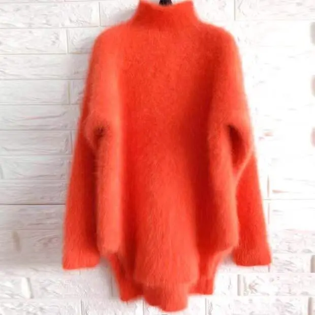 

2022 New Autumn Winter Fashion Elegant Women Sweater Knitted Pullovers Slash Neck Loose Soft Female Knitwear Jumper E29