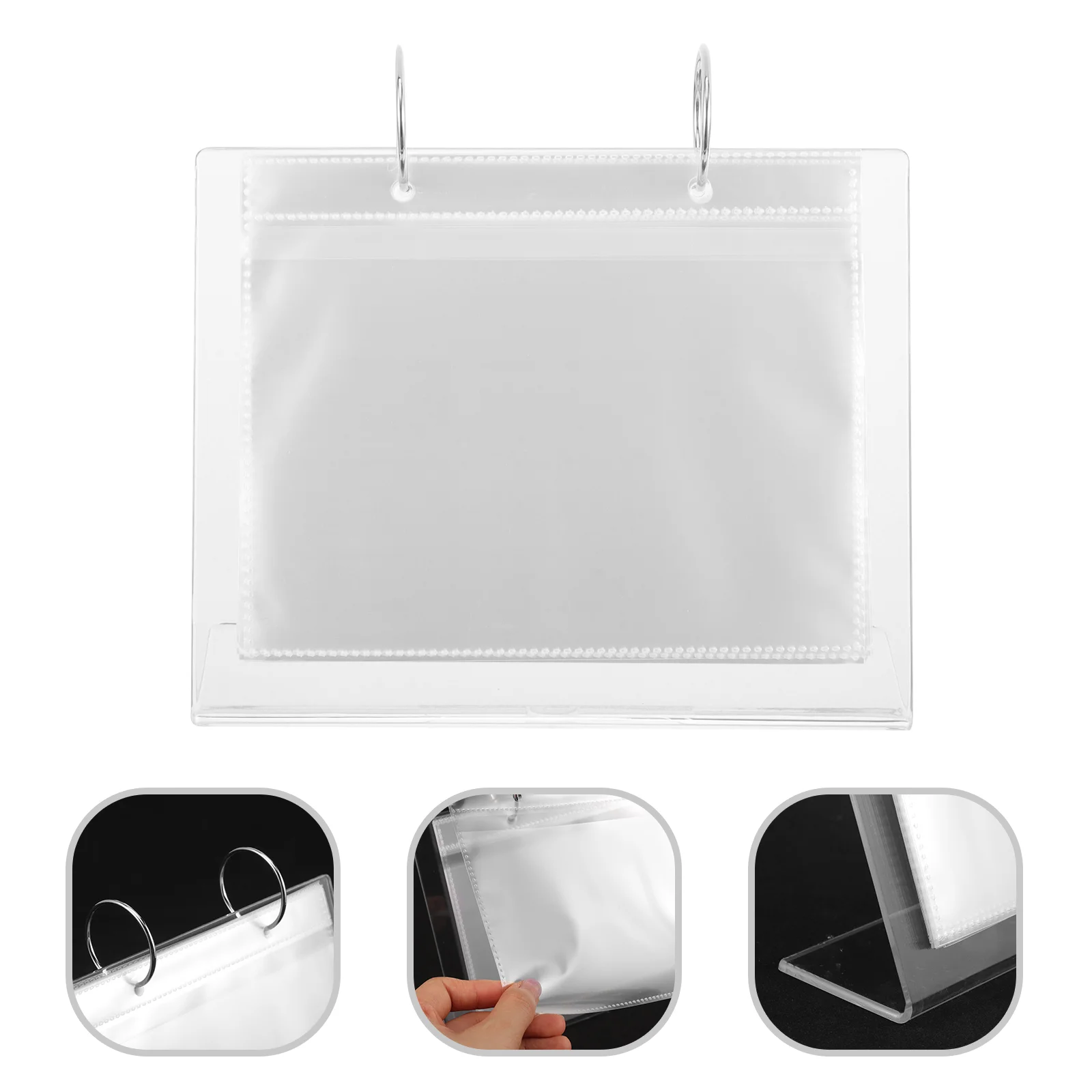 

Sticker Display Stand Nail Stickers Manicure Decals Album Photo Storage Acrylic Books Collecting