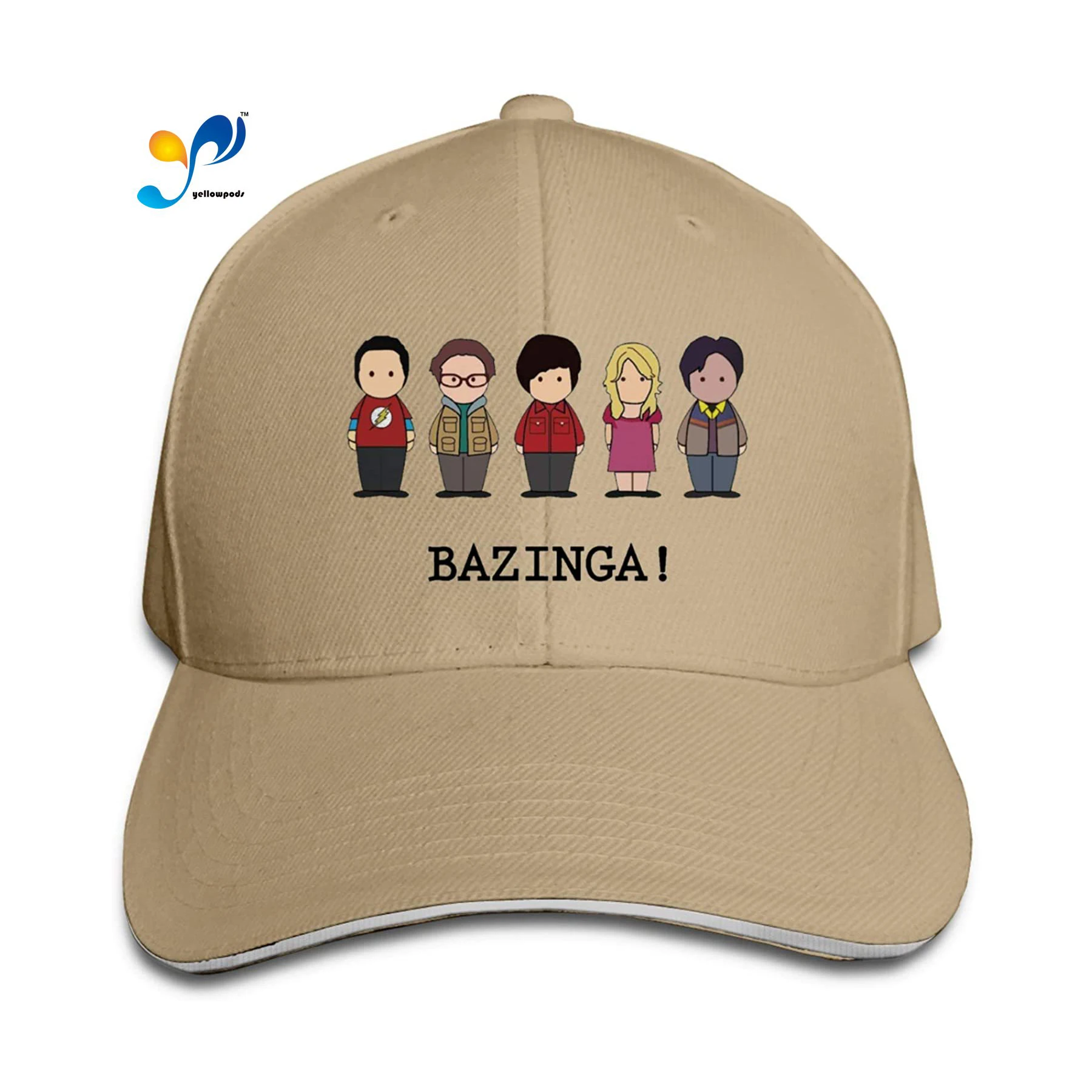 

Big Ba-Ng Theory BAZ-Inga! Casquette Sunhat Adjustable Sandwich Cap Hats Moto Gp Baseball Cap
