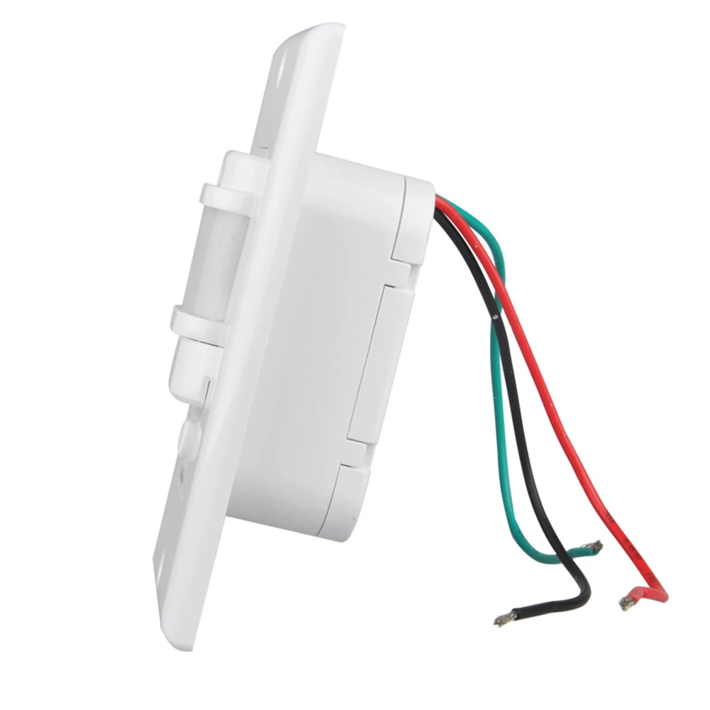 

PIR Infrared Light Switch Home Motion Sensor Auto On Off Office Smart Time Delay 9m Max Sensor Coverage Area 180 Field of View