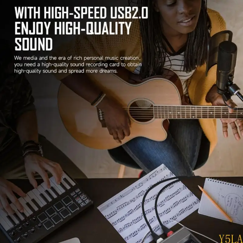 Фото Y5LA Superior Craftsmanship Sound Card для четкой звуковой записи долгосрочной продолжительности №4