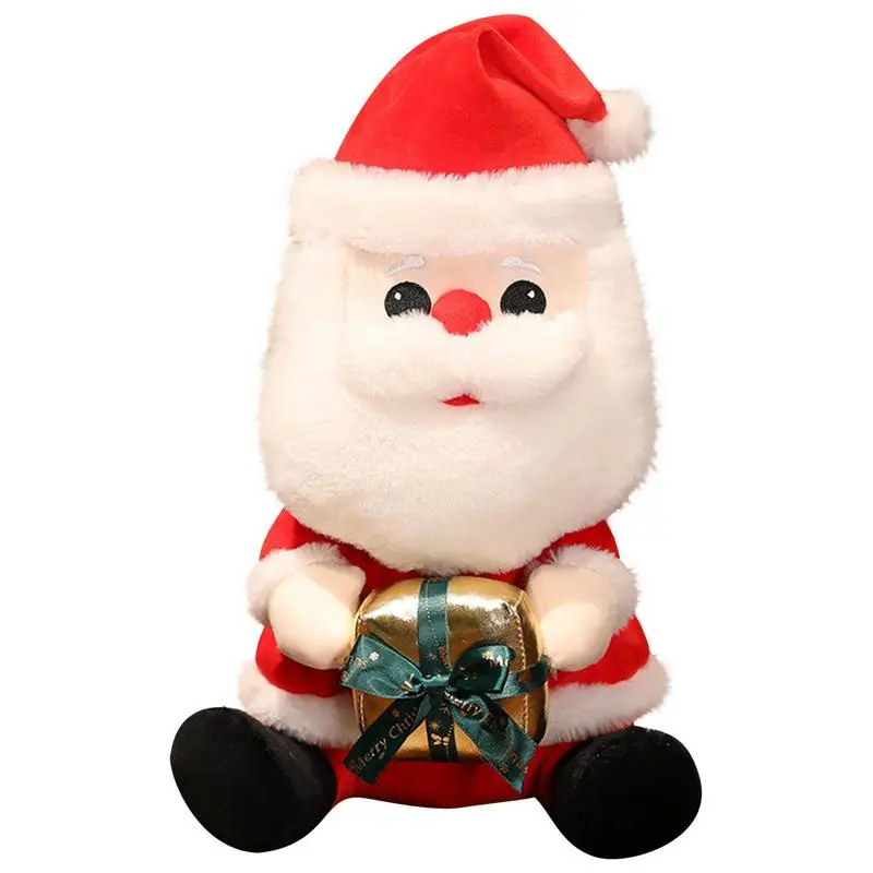 

Santa Stuffed Toy Soft Father Christmas Stuffed Doll Festival Supply Stuffed Santa Decor For Living Rooms Bedrooms Offices