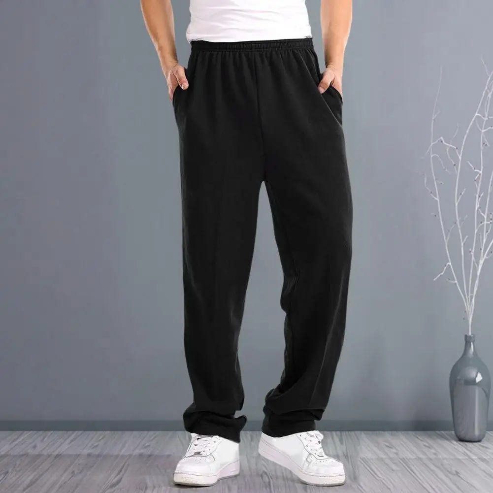 

Термоусадочные повседневные спортивные брюки, модные мужские брюки с эластичным поясом, минималистичные Свободные повседневные спортивные брюки с талией, мужская одежда